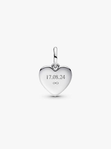 Charm Pendente Gravável Coração de Amor