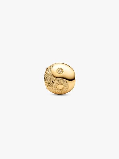 Mini charm texturizado Yin e Yang