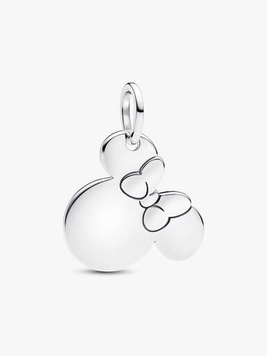 Charm pendente gravável da Disney Minnie Mouse