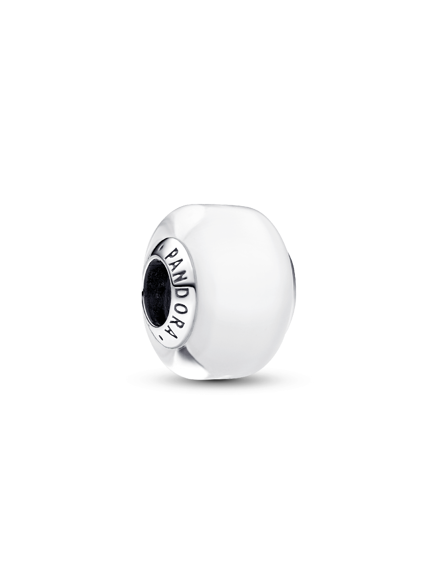 Mini Charm de Vidro Murano Branco