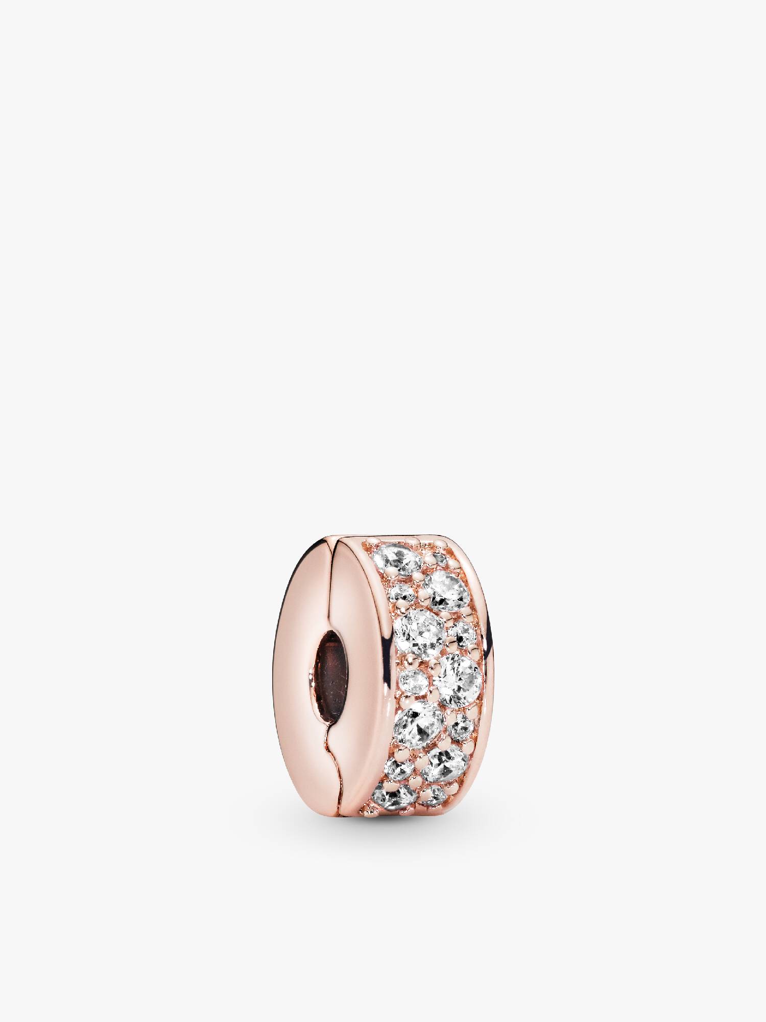 Clip Charm Pavé Transparente