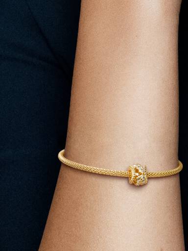 Seeds PANDORA Shine charm with clear cubic zirconia