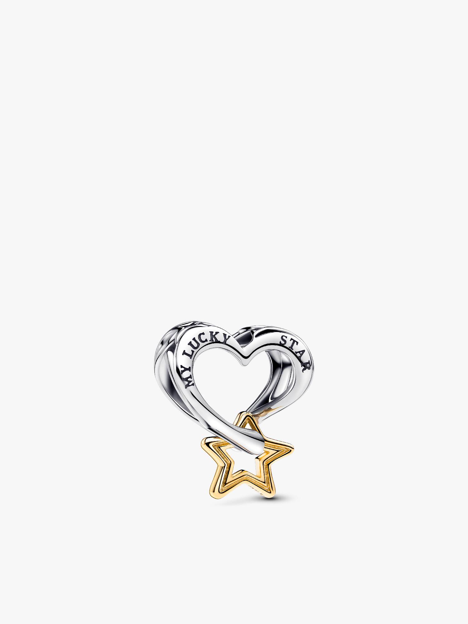 Charm Coração e Estrela da Sorte