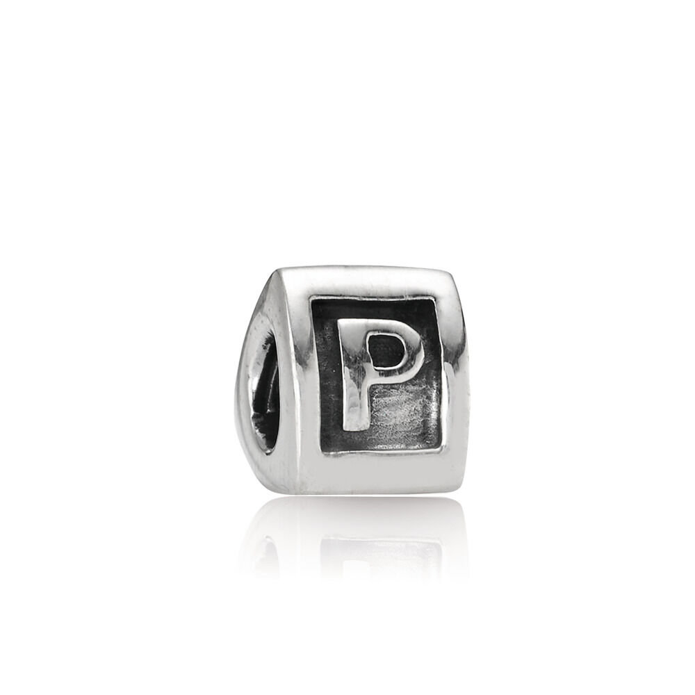 Capital P silver charm