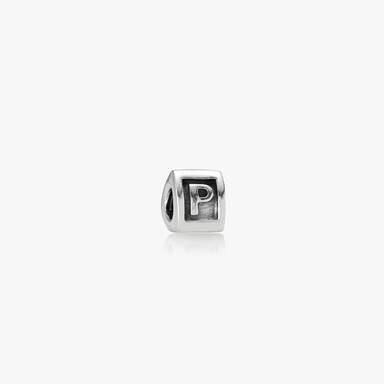 Capital P silver charm