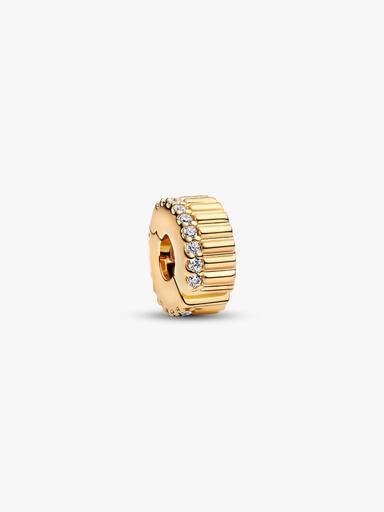 Clip charm com textura canelada