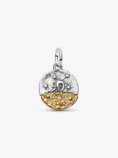 Charm Medalhão do Zodíaco do signo de Leão