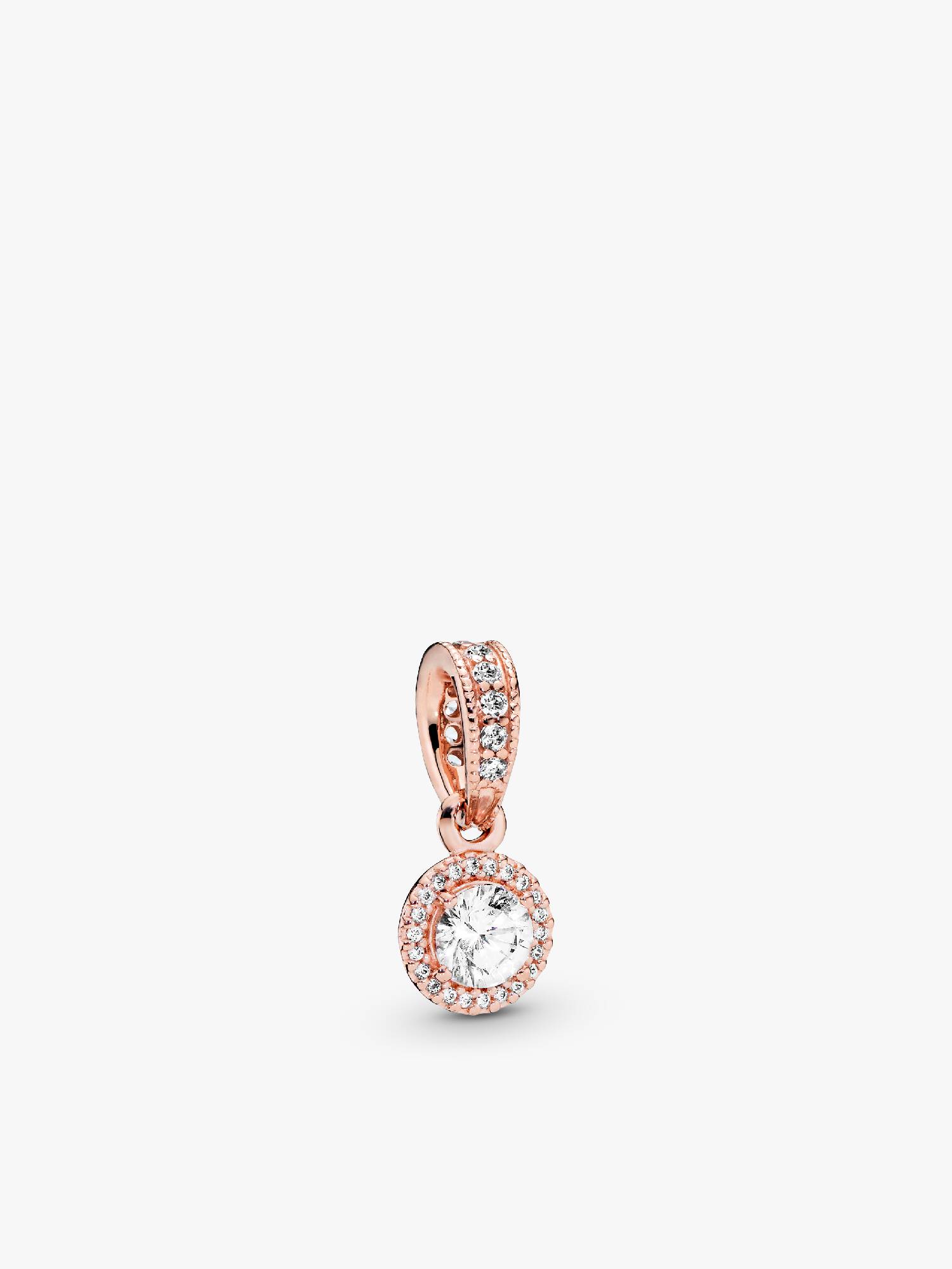 PANDORA Rose pendant with clear cubic zirconia