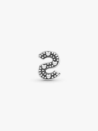 Letter S silver petite element