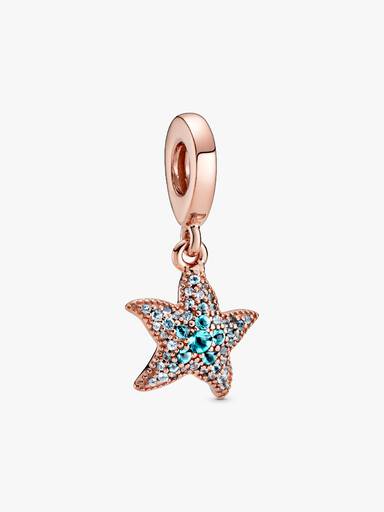 Charm Pendente Estrela de Mar Brilhante