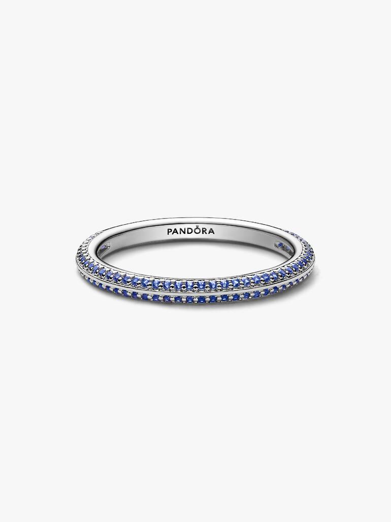 Anel de Pavê Azul Pandora ME