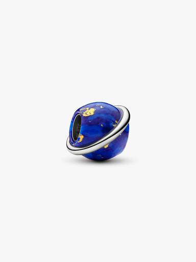 Charm de Planeta em Azul Celestial
