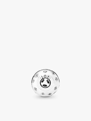 JOY ESSENCE COLLECTION charm in silver with cubic zirconia
