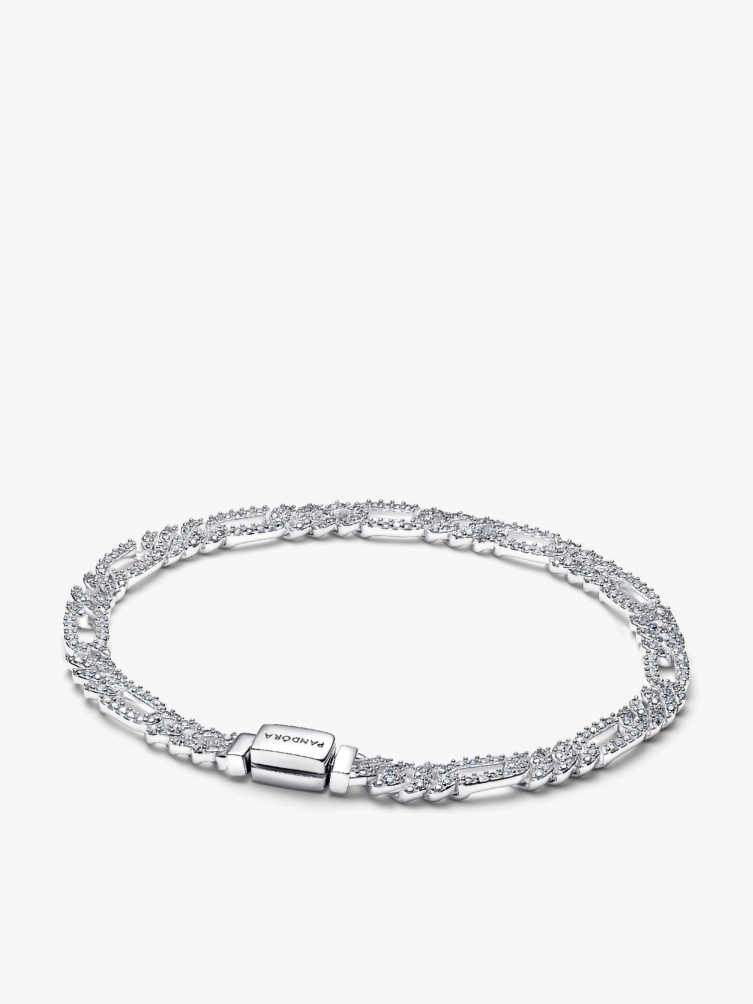 Pulseira Corrente Cubana com Elos Ovais