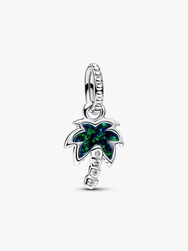 Charm pendente em palmeira verde fruta-cor