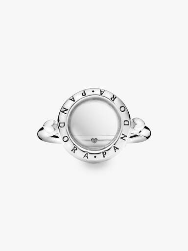 PANDORA floating locket silver ring