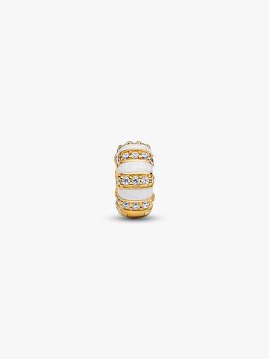 Clip charm de pedras e esmaltação