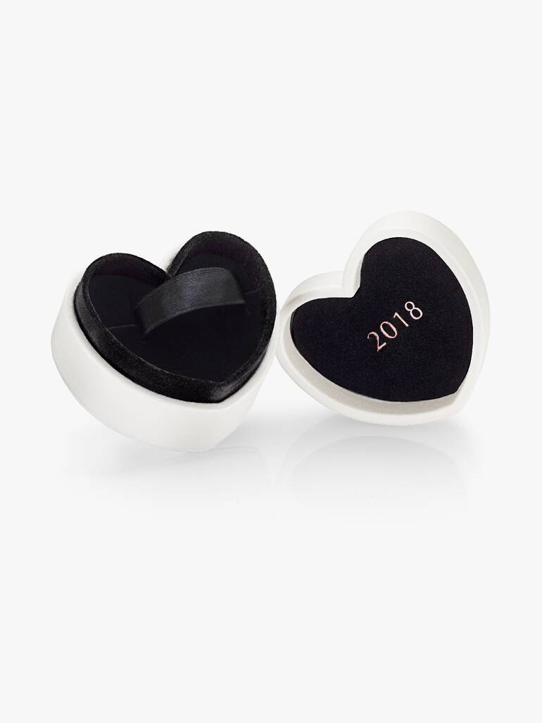 PANDORA Club 2018 silver charm with 0.01 ct TW h/vs diamond