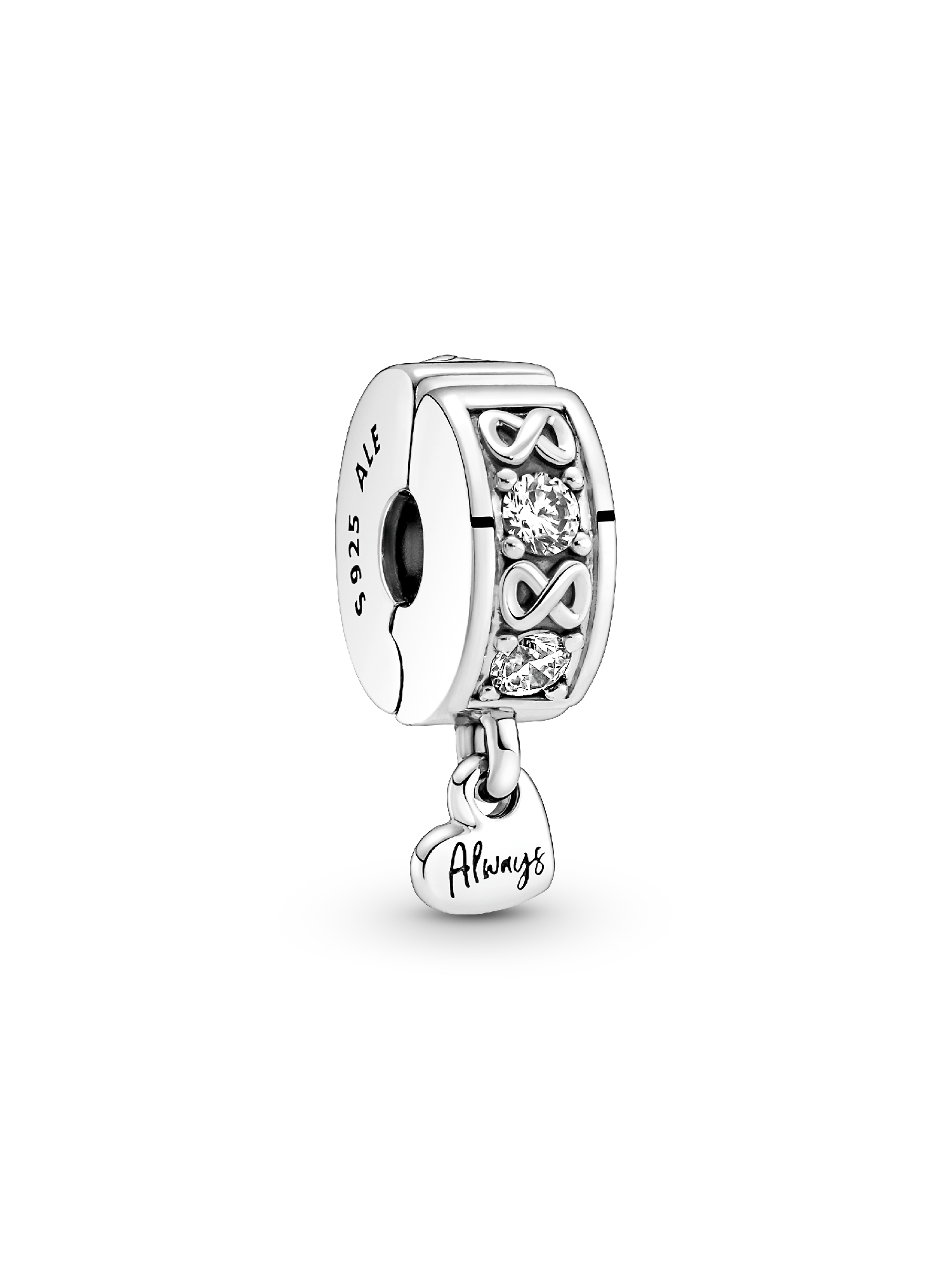 Charm clip pavé família sempre