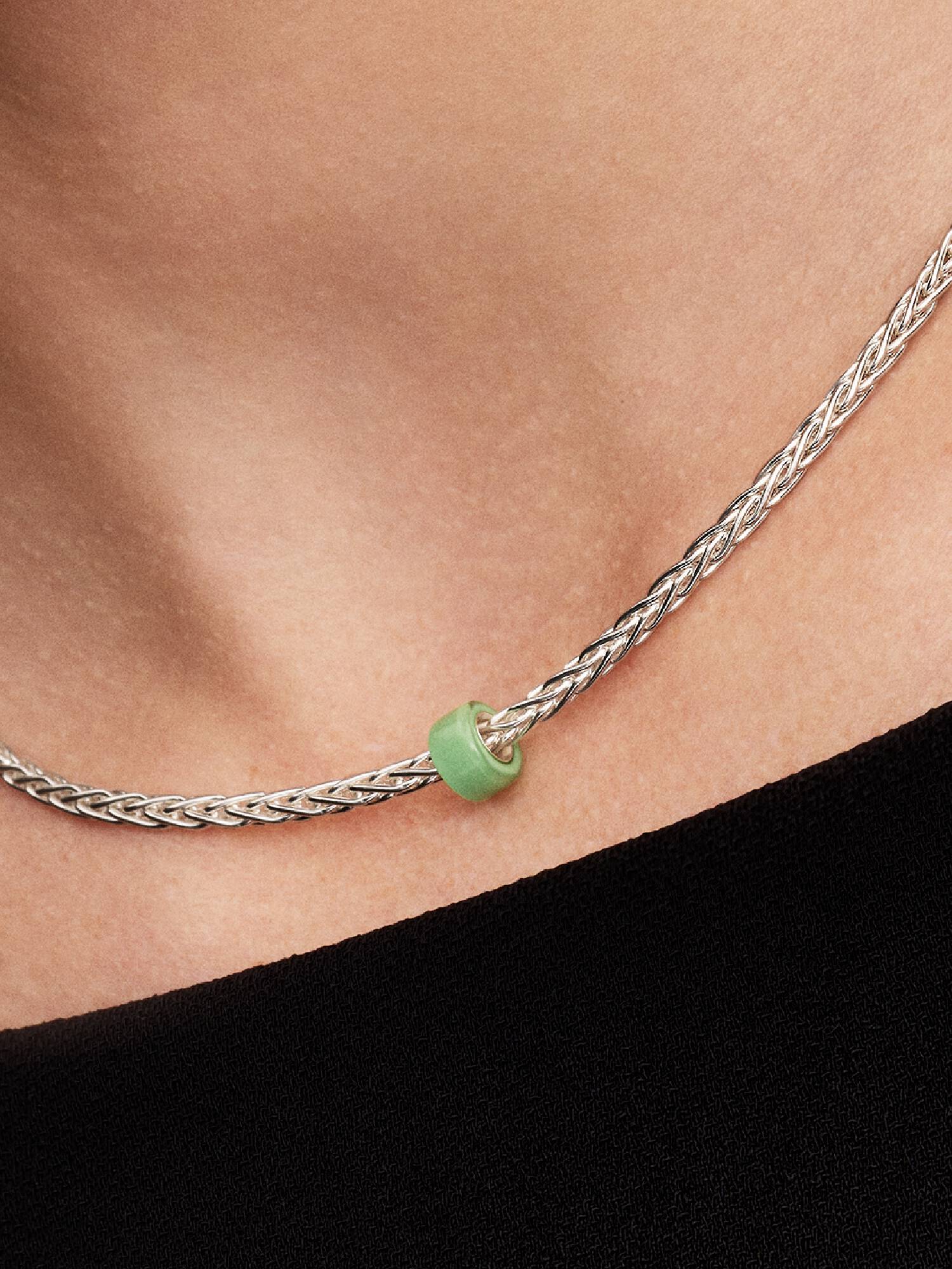 Mini Charm de Vidro de Murano Verde
