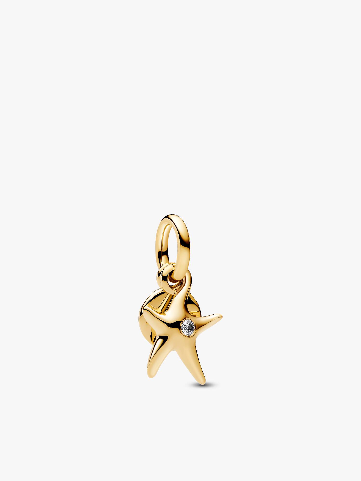 Charm pendente duplo Estrela-do-mar