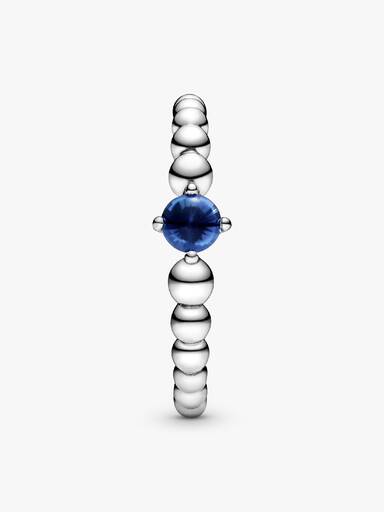 Anel Mar Azul Beaded
