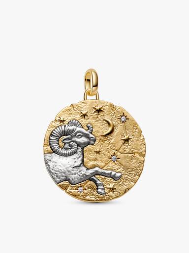 Colar com Pingente Talismã Oversized de Áries
