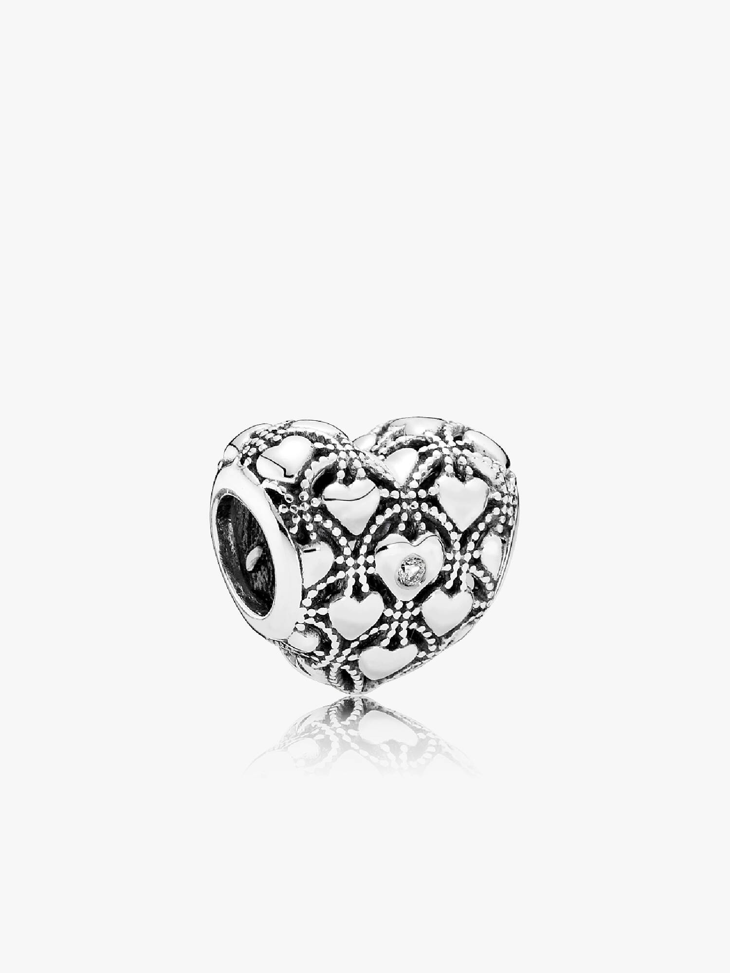 Club Charm 2016, Pandora Club 2016 Prata Charm, 0.01ct TW H/vs Diamond