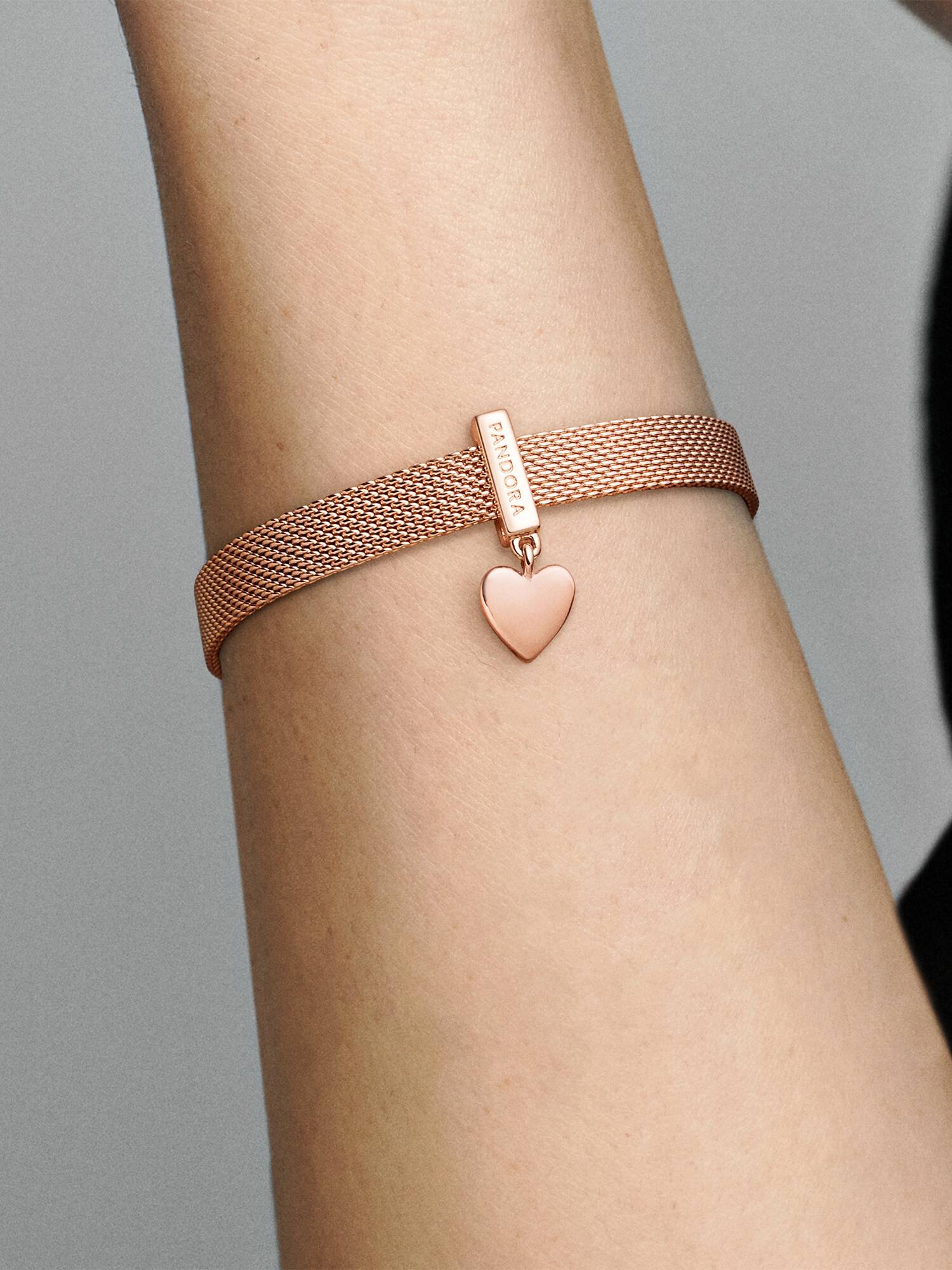 Coração Pendente Clip Charm
