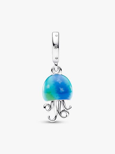 Charm pendente de medusa que muda de cor