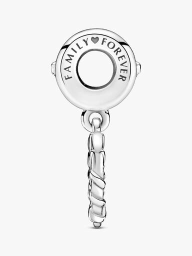 Charm pendente da árvore genealógica do coração