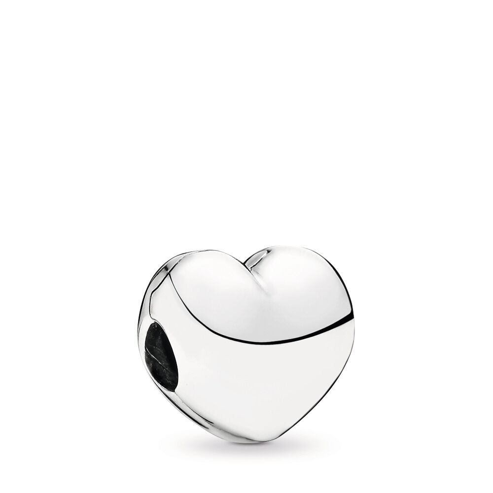 Heart silver clip