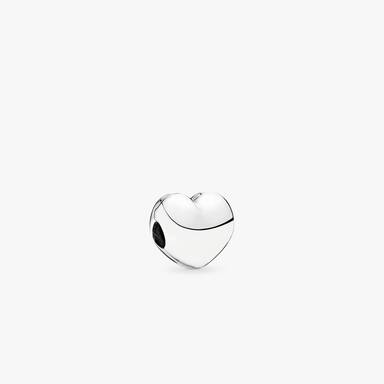 Heart silver clip