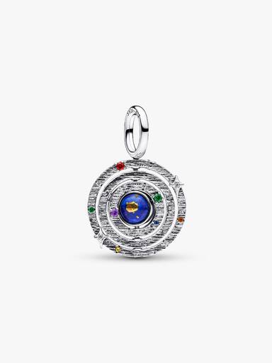 Charm Pendente de Esfera Armilar Giratória