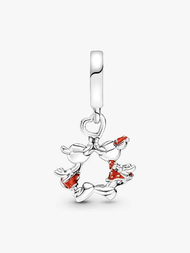 Charm Pendente Beso de Mickey Mouse Y Minnie Mouse de Disney