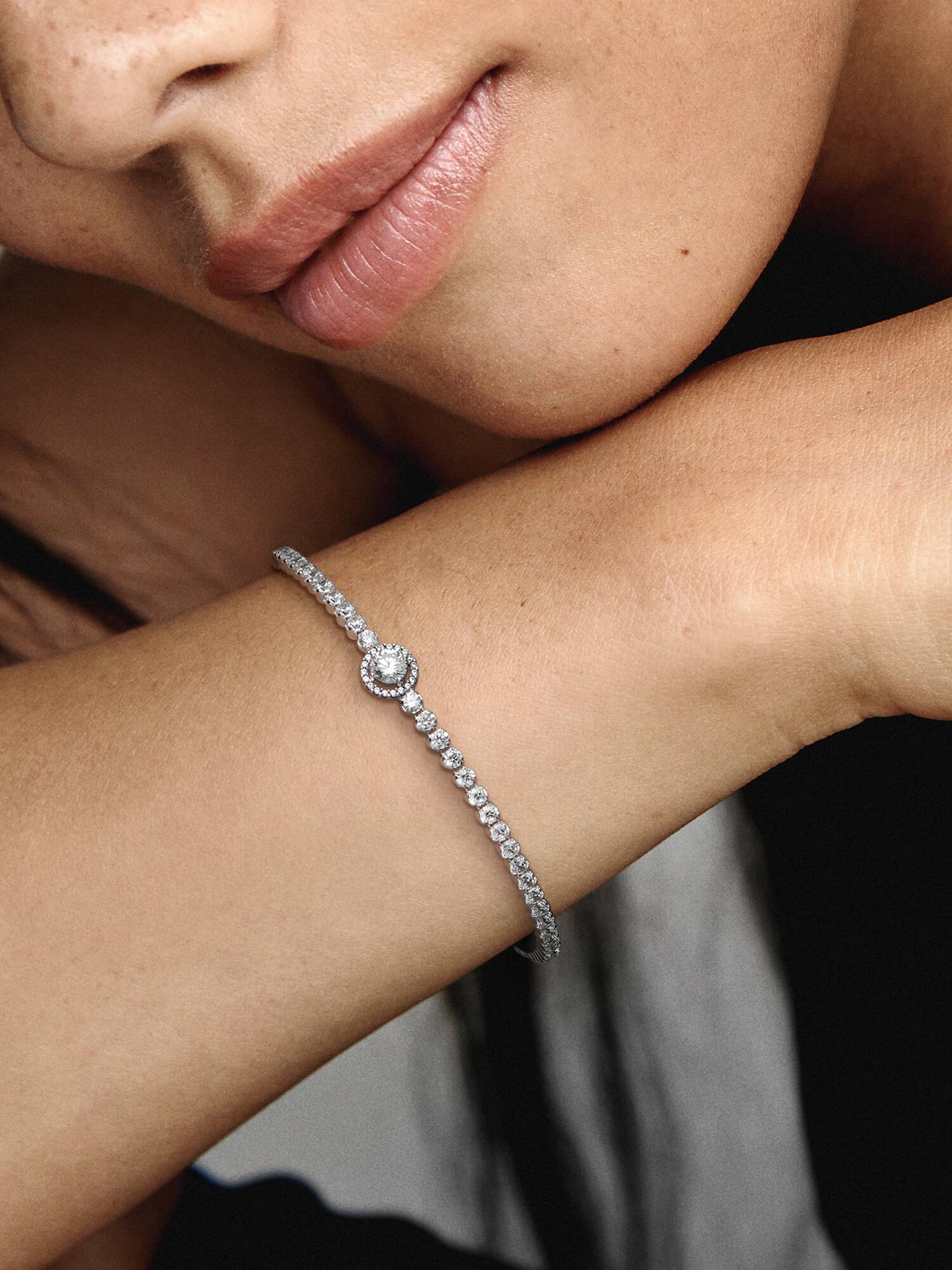 Pulseira Riviera Halo Brilhante