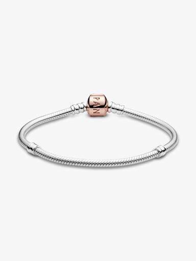 Pulseira Corrente Snake com Fecho Cilíndrico