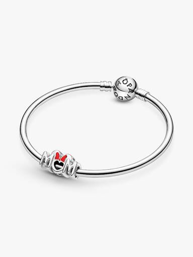 Charm "Mãe" com Laço da Minnie