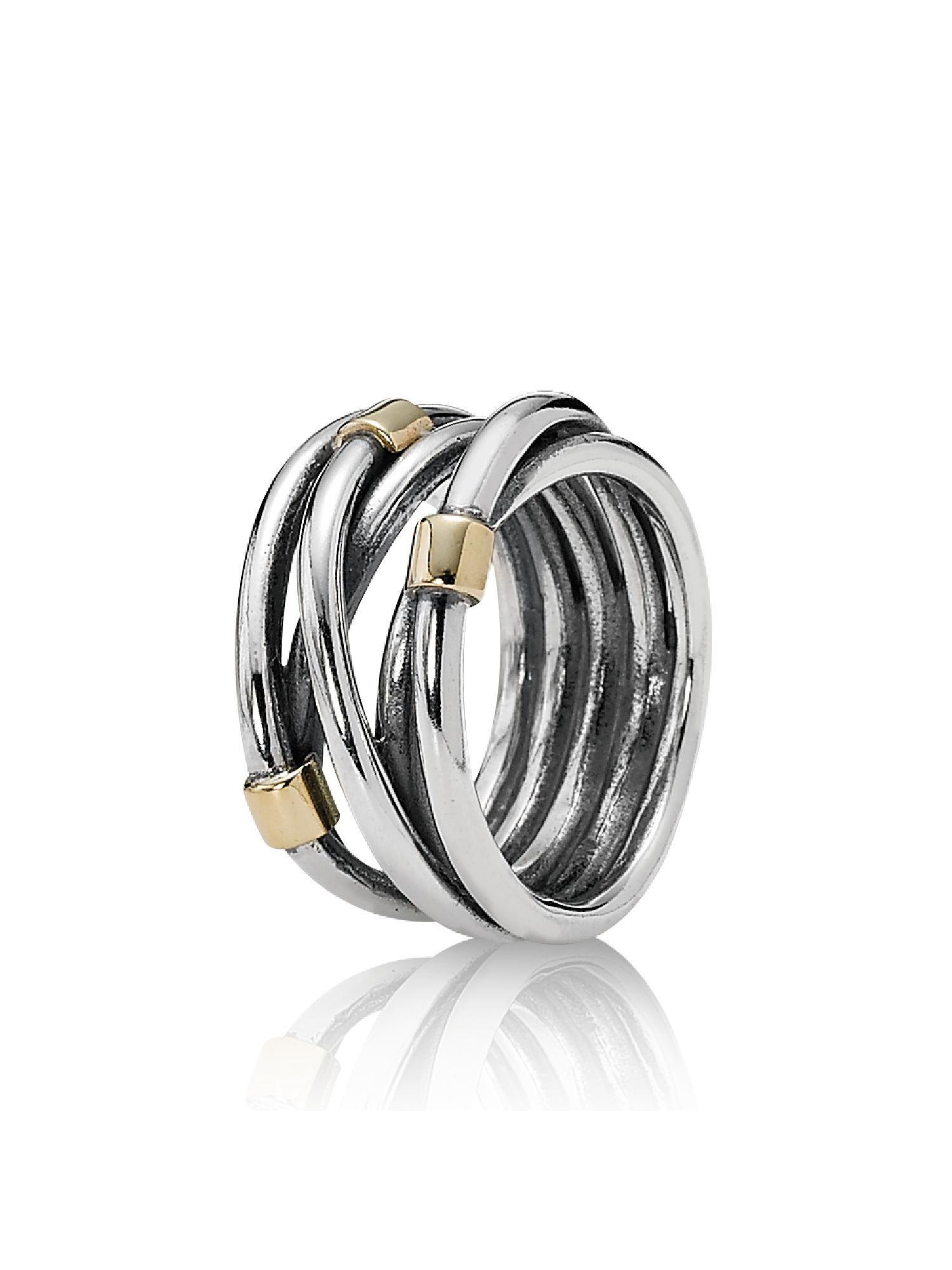 Silver ring, 14k
