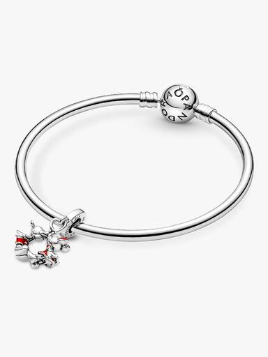 Charm Pendente Beso de Mickey Mouse Y Minnie Mouse de Disney