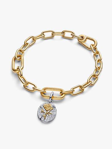 Charm Medalhão Rosa