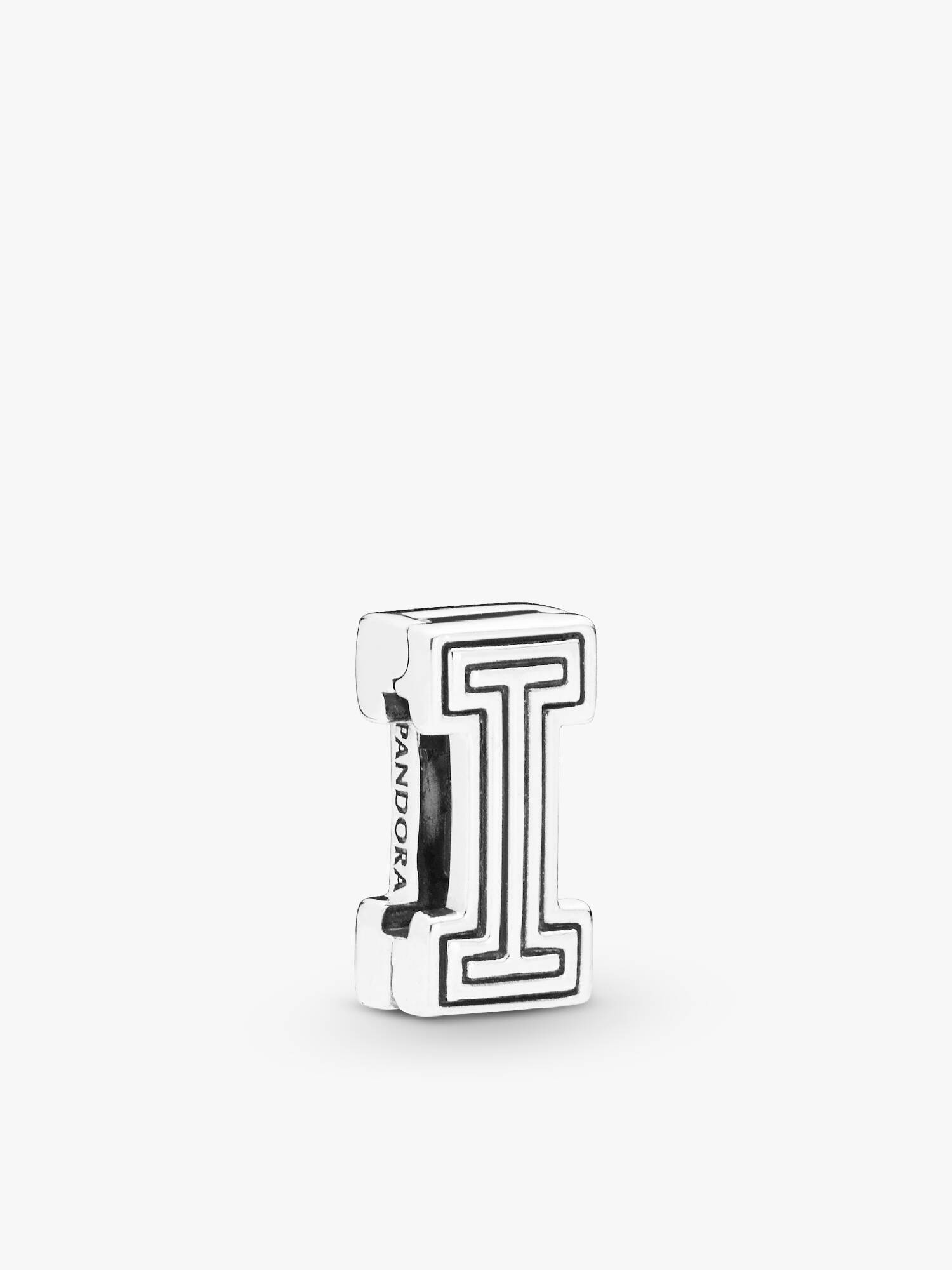 Pandora Reflexions letter I silver clip charm