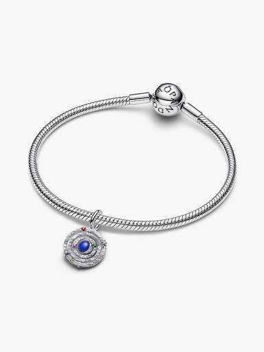 Charm Pendente de Esfera Armilar Giratória