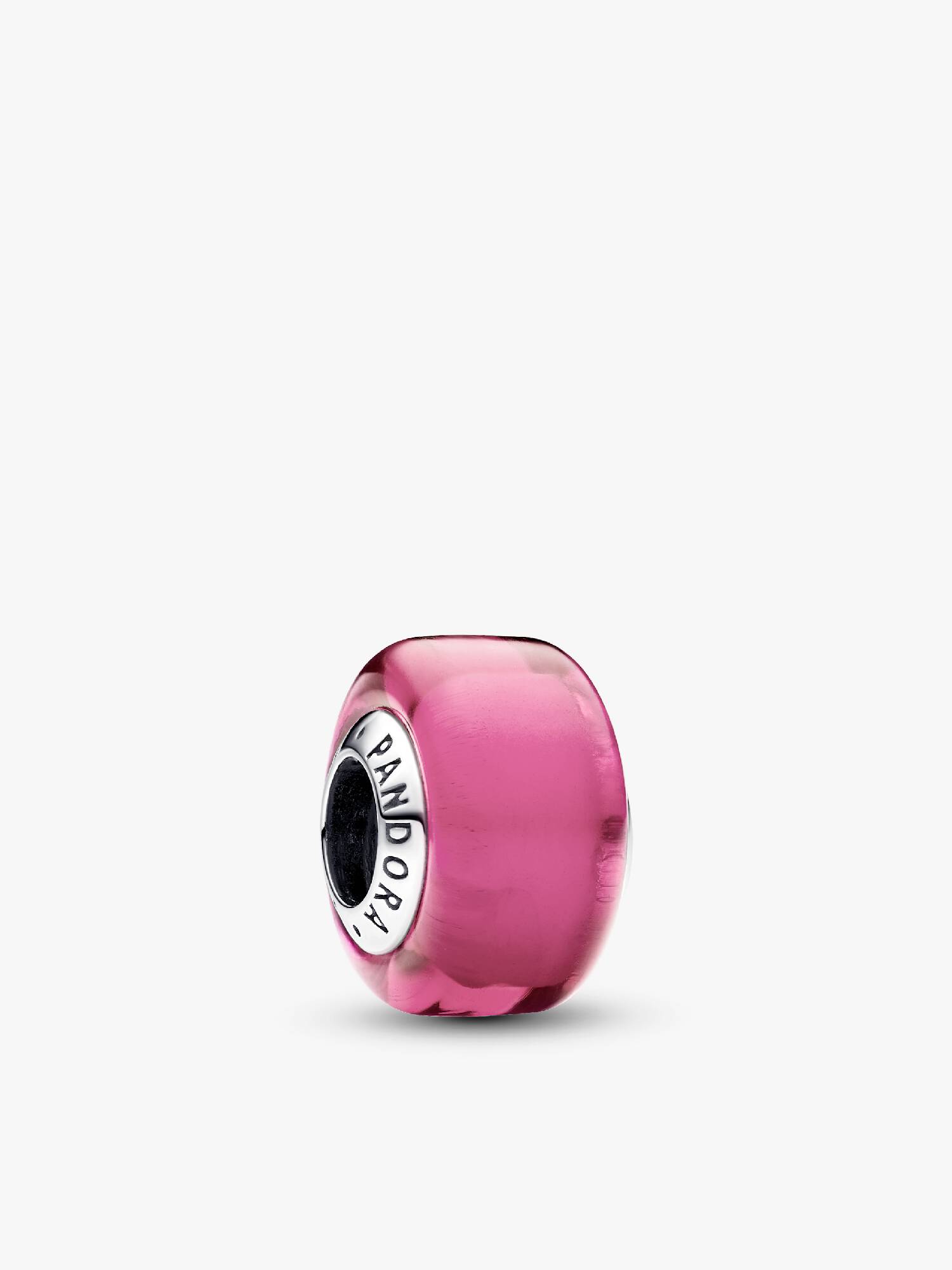 Mini Charm Vidro de Murano Rosa