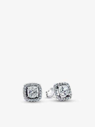 Conjunto Halo Quadrado Brilhante