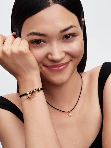 Pingente Harry Potter™ Cicatriz com Diamante cultivado em laboratório e Ouro 14K