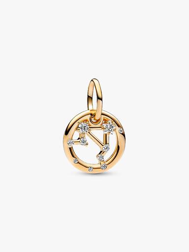 Charm pendente do zodíaco de libra