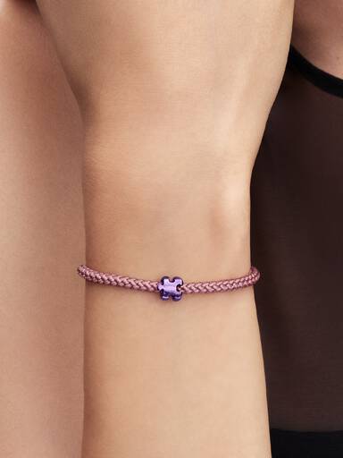 Mini charm Peça de Quebra-cabeça Roxo