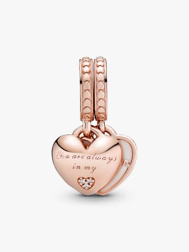 Charm Pendente Sempre Estará em Meu Coração