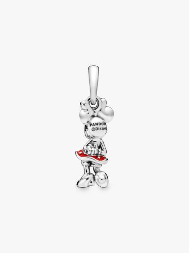 Disney Minnie silver pendant with red enamel